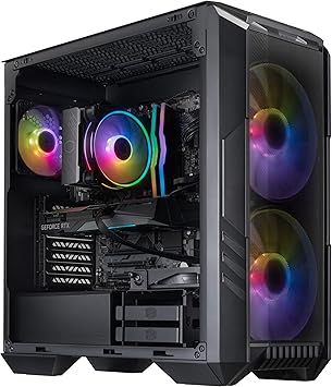 Cooler Master HAF 5 Pro High Performance Gaming PC - Intel i7 12700F - NVIDIA GeForce RTX 4070-16GB DDR4 3200MHz - 1TB M.2 NVMe SSD – WiFi - Windows 11 - Desktop Computer