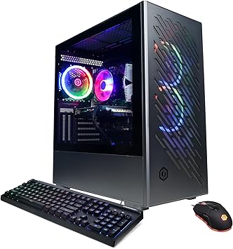 CyberPowerPC Gamer Master Gaming PC, AMD Ryzen 7 8700G 4.2GHz, GeForce RTX 4060 8GB, 16GB DDR5, 2TB PCIe Gen4 SSD, WiFi Ready & Windows 11 Home (GMAI5200A)