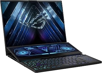 ASUS ROG Zephyrus Duo 16 (2022) Gaming Laptop, 16” Mini LED 240Hz/3ms, QHD 16:10 Display, 100% DCI-P3, NVIDIA GeForce RTX 4080, AMD Ryzen 9 7945HX, 32GB DDR5, 1TB SSD, Windows 11 Pro, GX650PZ-XS96