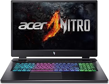 Acer Nitro 17 Gaming Laptop | Intel Core i7-14650HX | NVIDIA GeForce RTX 4060 Laptop GPU | 17.3