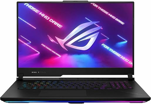 ASUS ROG Strix Scar 17 X3D (2023) Gaming Laptop, 17.3” QHD 240Hz/3ms, 100% DCI-P3 Display, GeForce RTX 4090, AMD Ryzen 9 7945HX3D, 32GB DDR5, 2TB PCIe SSD, Wi-Fi 6E, Windows 11 Pro, G733PYV-XH97