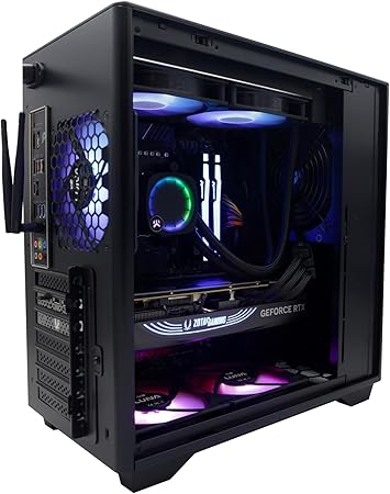 ZOTAC Gaming MEK Hero Gaming Desktop A7748S AMD Ryzen 7 7700X, GeForce RTX 4080 Super Trinity Black Edition 16GB GDDR6X, 16GB 4800 MHz DDR5, 1TB SSD, WiFi + Bluetooth 5.2 - GH4080SA7700XBL-01-U-W4B