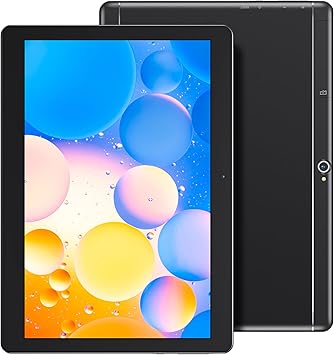 Dragon Touch Notepad K10 Tablet with 64 GB Storage, 256GB Expandable Storage, 10 inch Android Tablet, Quad Core Processor, 1280 x 800 IPS HD Display, Micro HDMI, GPS, FM, 5G WiFi