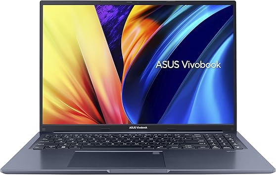 ASUS VivoBook 16X Laptop, 16” WUXGA (1920 x 1200) 16:10 Display, AMD Ryzen 5 5600H CPU, AMD Radeon Vega 7 Graphics, 16GB RAM, 512GB SSD, Fingerprint Sensor, Windows 11 Home, Quiet Blue, M1603QA-ES54