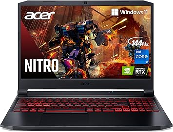 Acer Nitro 5 AN515-57-79TD Gaming Laptop | Intel Core i7-11800H | NVIDIA GeForce RTX 3050 Ti Laptop GPU | 15.6