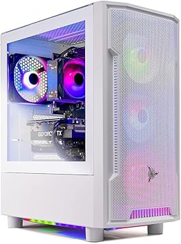 Skytech Archangel Gaming PC, Intel i5 14400F 2.5 GHz (4.7GHz Turbo Boost), NVIDIA RTX 4060 8GB GDDR6X, 2TB SSD, 32GB DDR5 RAM 5600 RGB, 650W Gold PSU, Wi-Fi, Win 11 Home