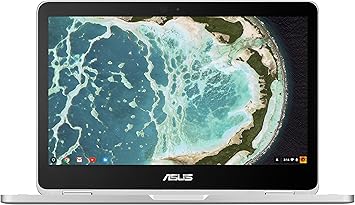 ASUS Chromebook Flip C302 2-In-1 Laptop- 12.5” Full HD 4-Way NanoEdge Touchscreen, Intel Core M5, 4GB RAM, 64GB Flash Storage, All-Metal Body, Backlit Keyboard, Chrome OS- C302CA-DH54 Silver