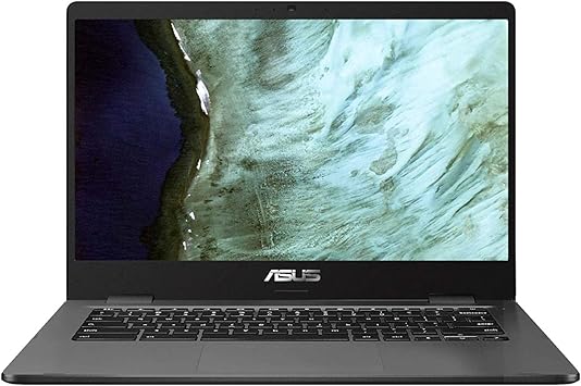 ASUS Intel Celeron N3350 4GB Memory 32GB eMMC 14-Inch Chromebook (Slate Gray)