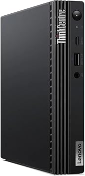 Lenovo ThinkCentre M75q Gen 2 Tiny Desktop Computer, AMD Ryzen 7 PRO 5750GE 3.2GHz, 16GB RAM, 512GB SSD, Windows 11 Pro, Black