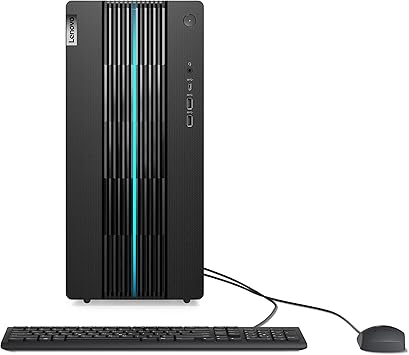 Lenovo IdeaCentre Gaming 5i - 2022 - Gaming Desktop - NVIDIA GeForce RTX 3050 - Intel i5 12400-8GB RAM - 512GB SSD - Win 11 - Black - Mouse & Keyboard - Free 3-Month Xbox GamePass