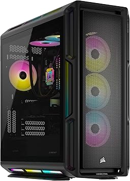 Corsair Vengeance i8100 Series Gaming PC - Liquid Cooled Intel Core i9 13900KS CPU - NVIDIA GeForce RTX 4090 GPU - 64GB Dominator Platinum RGB DDR5 Memory - 2TB M.2 SSD - Black