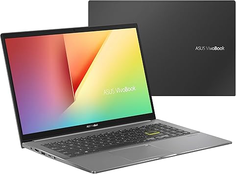 ASUS VivoBook S15 S533 Thin and Light Laptop, 15.6” FHD Display, Intel Core i5-1135G7 Processor, 8GB DDR4 RAM, 512GB PCIe SSD, Wi-Fi 6, Windows 10 Home, Indie Black, S533EA-DH51