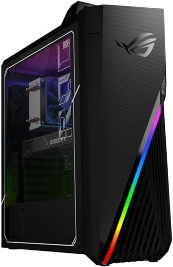 ASUS ROG Strix GA15DK Gaming Desktop PC, AMD Ryzen 7 5800X, GeForce RTX 3070, 16GB DDR4 RAM, 1TB SSD, Wi-Fi 5, Windows 11 Home, GA15DK-DH776