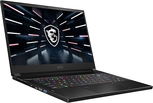 MSI Stealth GS66 15.6” 240Hz Gaming Laptop: 12th Gen Intel Core i7, NVIDIA Geforce RTX 3070Ti, 32GB DDR5, 512GB NVMe SSD, Thunderbolt 4, Cooler Boost Trinity+, Win 11 PRO: Black 12UGS-246