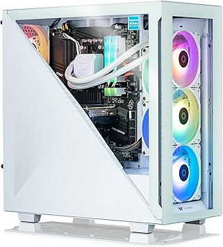 Thermaltake LCGS Avalanche 360T AIO Liquid Cooled Gaming PC (AMD Ryzen™ 5 5600X 6-core, DDR4 3600Mhz 16GB RGB Memory, NVIDIA® GeForce RTX™ 3060 Ti, 1TB NVMe M.2, WiFi, Win10 Home) D3AV-B550-36T-LCS