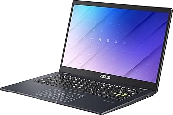 ASUS L410 MA-DB04 Ultra Thin Laptop, 14” FHD Display, Intel Celeron N4020 Processor, 4GB RAM, 128GB Storage, NumberPad, Windows 10 Home in S Mode, Star Black