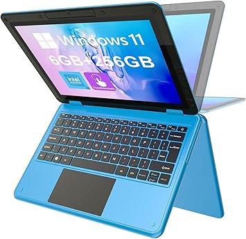 AWOW Touchscreen Laptop, 2 in 1 11.6