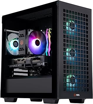 ABS Aeolian-M Aqua Gaming PC – Windows 11 Home - Intel i7 14700F - GeForce RTX 4070 Super – DLSS 3 - AI-Powered Performance - 32GB DDR5 6000MHz - 1TB M.2 NVMe SSD – AAA14700F4070S