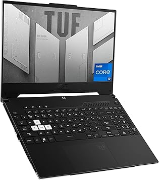 ASUS TUF Dash 15 (2022) Gaming Laptop, 15.6” 144Hz FHD Display, Intel Core i5 12450H, GeForce RTX 3050 Ti, 8GB DDR5, 512GB PCIe SSD, Thunderbolt 4, Wi-Fi 6, Windows 11 Home, Off Black, FX517ZE-RS51