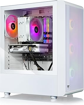 Thermaltake LCGS Quartz i360 R4 Gaming Desktop (Intel® Core™ i5-12400F, ToughRam 16GB DDR4 3600MHz RGB Memory, NVIDIA® GeForce RTX™ 3060, 1TB NVMe M.2, WiFi, Windows 11) S2QT-B66R-360-LCS