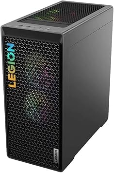 Lenovo Legion T5 26ARA8 90UX000QUS Gaming Desktop Computer - AMD Ryzen 7 7700 Octa-core (8 Core) 3.80 GHz - 16 GB RAM DDR5 SDRAM - 1 TB M.2 PCI Express NVMe 4.0 x4 SSD - Tower - Storm Gray