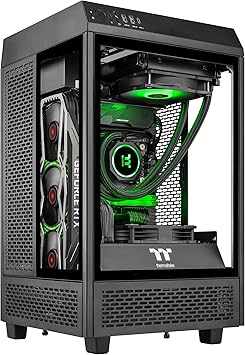 Thermaltake Reactor 370 Liquid-Cooled PC (AMD Ryzen 5 5600X, RTX 3070, 16GB RGB 3600Mhz DDR4 ToughRAM RGB Memory, 1TB Gen4 NVMe M.2, WiFi, Win 10 Home) Gaming Desktop Computer TW1B-B550-R37-LCS