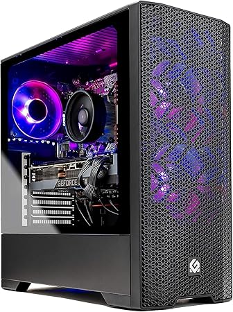 Skytech Gaming Skytech Blaze 3.0 Gaming PC Desktop – Intel Core i5 10400F 2.9 GHz, RTX 3060, 1TB SSD, 16G DDR4 3200, 600W Gold PSU, AC Wi-Fi, Windows 10 Home 64-bit