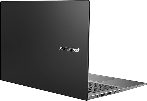 ASUS VivoBook S15 S533 Thin and Light Laptop, 15.6” FHD Display, Intel Core i7-1165G7 CPU, 16GB DDR4 RAM, 512GB PCIe SSD, Fingerprint Reader, Wi-Fi 6, Windows 10 Home, Indie Black, S533EA-DH74