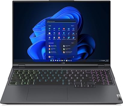 Lenovo Legion 5 Pro 16IAH7H 82RF003YUS 16 Gaming Notebook - QHD - 2560 x 1600 - Intel Core i7 12th Gen i7-12700H Tetradeca-core [14 Core] 3.50 GHz - 32 GB Total RAM - 1 TB SSD - Storm Gray