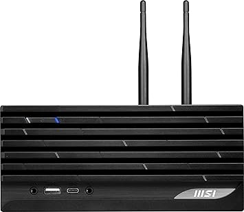 MSI PRO DP20ZA (MFF) Desktop, AMD Ryzen R7-5700G, Radeon Vega 7, 16GB Memory, 500GB SSD, WiFi 5, USB Type-C, Black, Windows 11 Home: 5M-223US