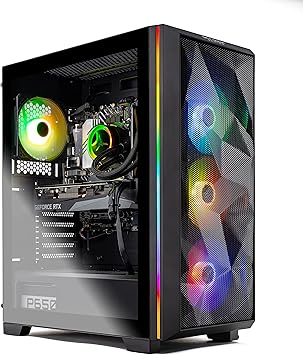 Skytech Gaming Chronos Gaming PC Desktop – AMD Ryzen 7 5800X 3.8 GHz, RTX 3080, 1TB NVME Gen4 SSD, 16G DDR4 3200, 850W Gold PSU, 360mm AIO, AC Wi-Fi, Windows 10 Home 64-bit