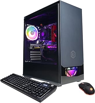 CyberpowerPC Gamer Master Gaming PC, AMD Ryzen 7 7700X 4.5GHz, Radeon RX 7900 XT 20GB, 16GB DDR5, 1TB NVMe SSD, Wi-Fi Ready & Windows 11 Home (GMA1420A), Black