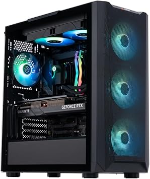 ABS Kaze Aqua High Performance Gaming PC – Intel i7 14700KF - GeForce RTX 4090 – DLSS 3 - AI-Powered Performance - 32GB DDR5 6000MHz - 2TB M.2 NVMe SSD – AKA14700KF4090