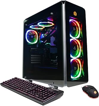 CyberpowerPC Gamer Supreme Liquid Cool Gaming PC, AMD Ryzen 9 7900X 4.7GHz, GeForce RTX 4060 Ti 16GB, 32GB DDR5, 2TB NVMe SSD, Wi-Fi Ready & Windows 11 Home (SLC8400A2),Black