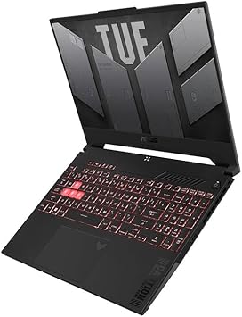 ASUS TUF Gaming A15 Gaming Laptop, 15.6” FHD 144Hz, 100% sRGB Display, GeForce RTX 4050, AMD Ryzen 7 7435HS, 16GB DDR5, 512GB PCIe SSD, Wi-Fi 6, Windows 11, FA507NUR-AS73