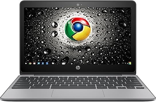 HP 2017 Newest Premium High Performance 11.6-inch Chromebook Intel Celeron Dual-Core Processor 4GB RAM 16GB eMMC Hard Drive 802.11AC WiFi HDMI Webcam Bluetooth 12-Hour Battery Chrome OS-Black