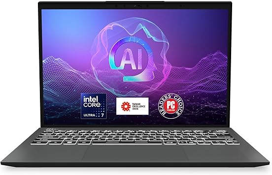 MSI Prestige 13 AI+ Evo (2024) 13.3” 2.8K OLED Business Laptop: Intel Core Ultra 7-258V, Arc Graphics, 32GB LPDDR5x, 2TB NVMe SSD, Thunderbolt 4, WiFi 7, Win 11 Home: Stellar Gray A2VMG-019US