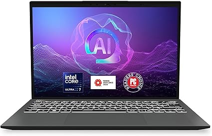 MSI Prestige 13 AI+ Evo (2024) 13.3” 2.8K OLED Business Laptop: Intel Core Ultra 7-258V, Arc Graphics, 32GB LPDDR5x, 1TB NVMe SSD, Thunderbolt 4, WiFi 7, Win 11 Pro: Stellar Gray A2VMG-014US