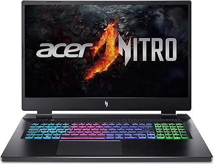 Acer Nitro 17 Gaming Laptop | Intel Core i5-14450HX | NVIDIA GeForce RTX 4050 Laptop GPU | 17.3