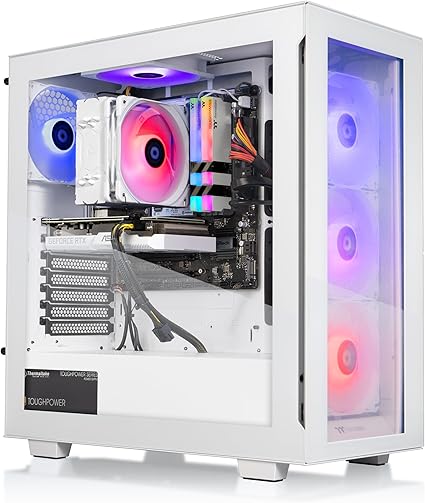 Thermaltake View i360 R4 V2 Gaming Desktop (Intel Core™ i5-12400F, ToughRam 16GB DDR4 3600MHz RGB Memory, NVIDIA® GeForce RTX™ 3060, 1TB NVMe M.2, WiFi, Windows 11) V35S-B66R-360-LCS