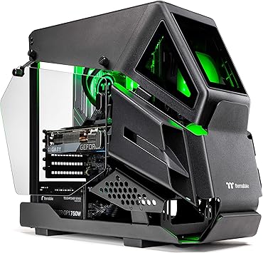 Thermaltake AH-390 Liquid-Cooled PC (AMD Ryzen 7 5800X, RTX 3090, 16GB RGB 3600Mhz DDR4 ToughRAM RGB Memory, 1TB Gen4 NVMe M.2, WiFi, Win 10 Home) Gaming Desktop Computer AHB2-B550-A39-LCS