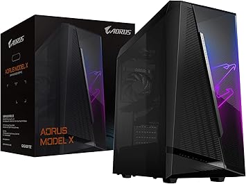 GIGABYTE AORUS Model X Gaming PC Computer Desktop (Intel i9-11900K, NVIDIA GeForce RTX 3080 GDDR6X 10GB, 16GB DDR4 RAM, 3TB M.2 SSD) - GB-AMXI9N8A-2051