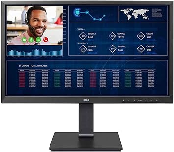 LG 23.8'' 24CN650W-AP inch Full HD All-in-One Thin Client, Built-in Full HD Webcam & Speakers, Quad-core Processor, Black