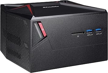 Shuttle XPC X1 Gaming Nano DKA1GH5 Intel Kabylake-H i5-7300HQ, GeForce GTX 1060, 8GB DDR4, 128GB SSD, 1TB HDD, Windows 10, Black