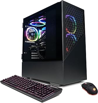 CyberpowerPC Gamer Xtreme VR Gaming PC, Intel Core i9-14900KF 3.2GHz, GeForce RTX 4060 Ti 16GB, 32GB DDR5, 2TB NVMe SSD, WiFi Ready & Windows 11 Home (GXiVR8780A3)