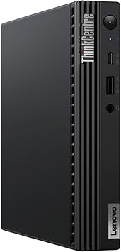 Lenovo ThinkCentre M80q Gen 3 11U10010US Desktop Computer - Intel Core i5 12th Gen i5-12500T Hexa-core [6 Core] 2 GHz - 8 GB RAM DDR5 SDRAM - 256 GB M.2 PCI Express SSD - Tiny - Raven Black