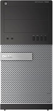 Strategic 998-BFZV Dell Optiplex 7020 Intel Core i5-4590 3.3 GHz Desktop, 4 GB RAM, Windows 7 Professional, Black