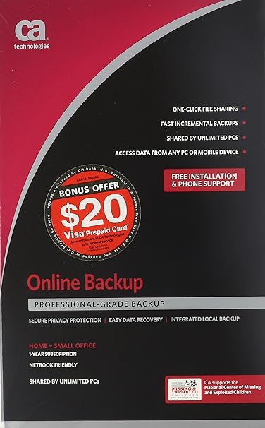 Online Backup 10GB Tower Box Unlimited Devices