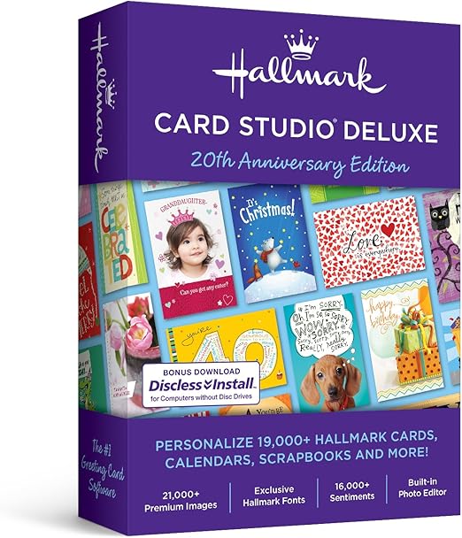 Hallmark Card Studio Deluxe 2019 - Old Version