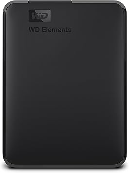 WD 5TB Elements Portable External Hard Drive for Windows, USB 3.2 Gen 1/USB 3.0 for PC & Mac, Plug and Play Ready - WDBU6Y0050BBK-WESN